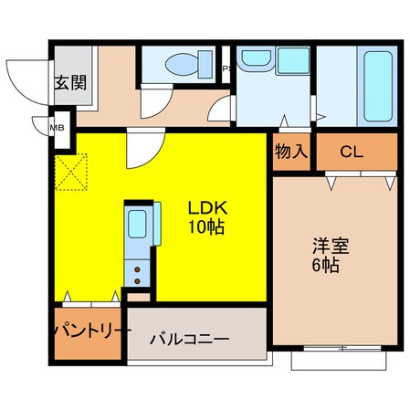 フォーチュンパークⅡの物件間取画像